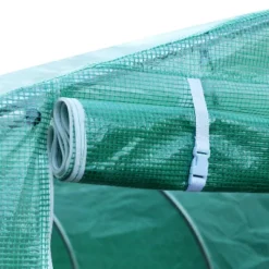 Outsunny 26' X 10' X 7' Walk-In Greenhouse Tunnel, Large Gardening Plant Hot House With 12 Windows And Zipper Doors For Backyard -Garden & Outdoors GUEST 003305c0 39b6 4912 bbcb ecc888ddbac9