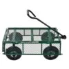 Juggernaut Carts GW3418-GR Heavy Duty Steel Frame 400 Pound Load Capacity Outdoor Utility Garden Wagon With Pneumatic Tires, Green Finish -Garden & Outdoors GUEST 0037051d 8251 40c2 a839 2178b4662672