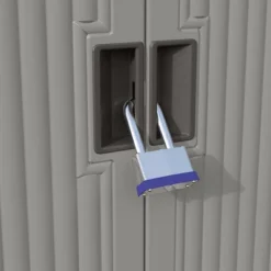 Garden & Outdoors 15 Suncast Backyard Oasis 130-Gallon Outdoor Storage Shed Basic Unit With Adjustable Shelf For Garden, Patio, Backyard, Yard, Or Pool Supplies, Dove Gray