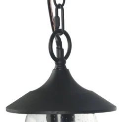 9.5" Metal/Glass Outdoor Pendant Light Black - LNC -Garden & Outdoors GUEST 010fa820 45d9 4fc0 9c0e d9cef3c82499