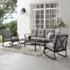 4pc Dahlia Outdoor Steel Sofa Set Taupe/Matte Black - Crosley 1 4pc Dahlia Outdoor Steel Sofa Set Taupe/Matte Black - Crosley -Garden & Outdoors GUEST 01d13ea7 748d 4e5d af7c f4a08a44165e