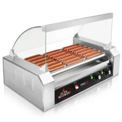 Olde Midway Electric Hot Dog Roller Grill Cooker With Glass Cover, Commercial Grade Machine -Garden & Outdoors GUEST 0300fc61 399e 4e5d 91e9 09ca28b906cc