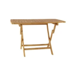 5pc Traditional Teak Wood Patio Dining Set - Brown - Olivia & May