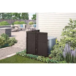 44" Resin Wicker Screen Enclosure Java Brown - Suncast -Garden & Outdoors GUEST 06f6ec33 6a7c 4c3d 8867 e34738b2db2b