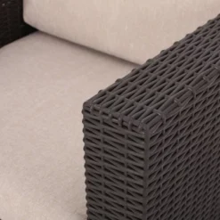 Waverly 5pc Faux Wicker Chat Set Dark Brown/Beige - Christopher Knight Home 9 Waverly 5pc Faux Wicker Chat Set Dark Brown/Beige - Christopher Knight Home -Garden & Outdoors GUEST 07971024 41e1 45ce a478 202b916cfb24