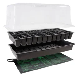 Jump Start Germination Mini Greenhouse/Hot House System With Seedling Heat Mat Tray, 72 Cell Insert, And 7.5-Inch Dome, (2 Pack) 7 Jump Start Germination Mini Greenhouse/Hot House System With Seedling Heat Mat Tray, 72 Cell Insert, And 7.5-Inch Dome, (2 Pack) -Garden & Outdoors GUEST 0a37cb39 3a55 404c 8ade efdb06bef0b0