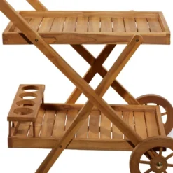 Trolley Patio Outdoor Serving Cart - Olivia & May -Garden & Outdoors GUEST 0a9df512 5b74 4814 8140 83c27e7a2120