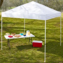 Caravan Canopy V-Series 10 X 10' 2 Straight Leg Sidewall Kit And M-Series Pro 2 10 X 10 Foot Shade Tent With Roller Bag For Recreational Use -Garden & Outdoors GUEST 0bedafc0 c620 4e4b ac8a 810d22b6f018