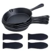 Bruntmor Pre-seasoned 6 Inch Black Cast Iron Nonstick Frying Pan, Black Set Of 4 -Garden & Outdoors GUEST 0d1597b0 96ea 4b25 b6f8 52d426034c3f