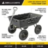 Gorilla Carts 1500 Pound Capacity Super Heavy Duty Poly Yard Garden Steel Dump Utility Wheelbarrow Wagon Cart With 2 In 1 Towing ATV Handle, Black 2 Gorilla Carts 1500 Pound Capacity Super Heavy Duty Poly Yard Garden Steel Dump Utility Wheelbarrow Wagon Cart With 2 In 1 Towing ATV Handle, Black -Garden & Outdoors GUEST 0d7243b1 707c 415d acd4 ba5c1120dcf4