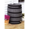 Good Ideas Rain Wizard 50 Gallon Plastic Outdoor Home Rain Barrel Water Storage Collector With Brass Spigot And Flat Back Design, Dark Oak -Garden & Outdoors GUEST 0f082ced 7727 4233 83e0 6c64b9a5ea58