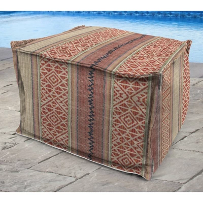 Outdoor Pouf Ottoman - Jordan Manufacturing 3 Outdoor Pouf Ottoman - Jordan Manufacturing