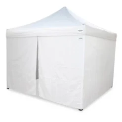 Caravan Canopy V-Series 10 X 10' 2 Straight Leg Sidewall Kit And M-Series Pro 2 10 X 10 Foot Shade Tent With Roller Bag For Recreational Use -Garden & Outdoors GUEST 0f4eded2 6eef 4628 be3f fa798ac642ff