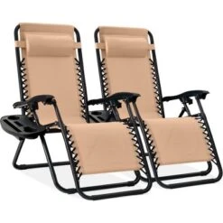 Best Choice Products Set Of 2 Zero Gravity Lounge Chair Recliners For Patio, Pool W/ Cup Holder Tray -Garden & Outdoors GUEST 106edfdc 2a20 4bcc 8005 4a70f5681c76