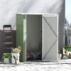 Outsunny 5' X 3' Metal Garden Storage Shed Tool House With Lockable Door For Backyard, Patio, Lawn -Garden & Outdoors GUEST 11737d06 a9ca 45d8 a80c 4cd5fad040cd