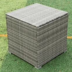 4pc Wicker Patio Sectional Seating Set With Cushions - Gray/Beige - GODEER 26 4pc Wicker Patio Sectional Seating Set With Cushions - Gray/Beige - GODEER -Garden & Outdoors GUEST 11930822 e2ad 4447 a02f 844be59ab2ee