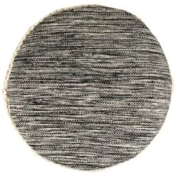 Northlight 18" Striped Cream And Black Outdoor Woven Pouf Ottoman -Garden & Outdoors GUEST 13448786 16b9 40aa b561 47e91811ffb3