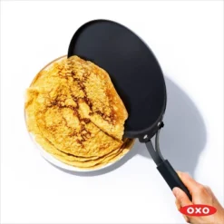 OXO 10" Steel Crepe Pan With Silicone Sleeve Black 7 OXO 10" Steel Crepe Pan With Silicone Sleeve Black -Garden & Outdoors GUEST 138d374f 7f29 4007 b4a7 cadffe4efe12