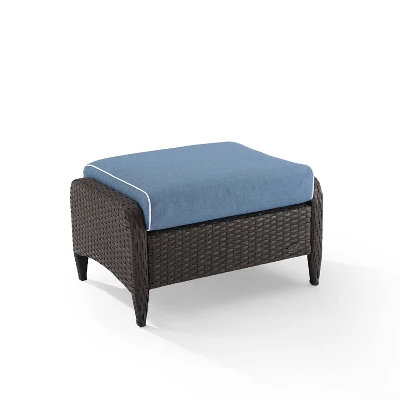 Kiawah Outdoor Wicker Ottoman - Crosley 11 Kiawah Outdoor Wicker Ottoman - Crosley - Image 9