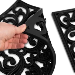 BirdRock Home Rubber Stepping Stone Tiles - 15 X 15" - Set Of 3 - Black -Garden & Outdoors GUEST 143899aa 4ce8 48a8 ab3a 211cdc336b38