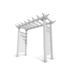 Fairfield Grande 52.25" Vinyl Arbor - White - Vita -Garden & Outdoors GUEST 143a714a 7638 4718 ab55 f923c6982c19