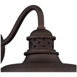 Franklin Iron Works Park Rustic Farmhouse Outdoor Wall Light Fixture Oil Rubbed Bronze Caged 9" For Post Exterior Barn Deck House Porch Yard Patio -Garden & Outdoors GUEST 14652e65 1d77 492a be54 4e36d9eae53f