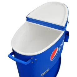 Permasteel 80qt Pepsi Oval Sporty Outdoor Cooler Cart -Garden & Outdoors GUEST 1500176b bb19 47e7 9a05 9d8f43b90f22
