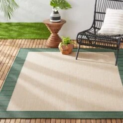 7'9" X 10'2" New York Patio Country Landry Indoor/Outdoor Rug Beige/Green - Nicole Miller 10 7'9" X 10'2" New York Patio Country Landry Indoor/Outdoor Rug Beige/Green - Nicole Miller -Garden & Outdoors GUEST 15488ac3 c2fe 49d9 8896 0779b344c957