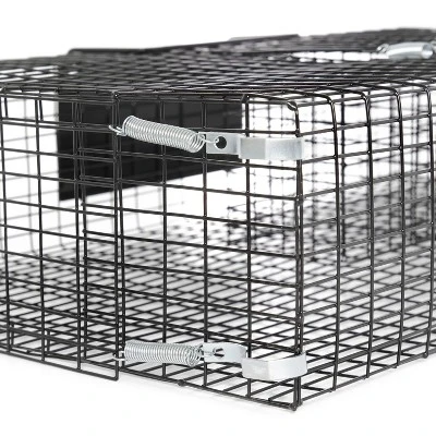 Rugged Ranch Large Metal Wire Live Catch & Release Trap Cage W/ Easy Open Top Lid & 2 Door System 5 Rugged Ranch Large Metal Wire Live Catch & Release Trap Cage W/ Easy Open Top Lid & 2 Door System - Image 3