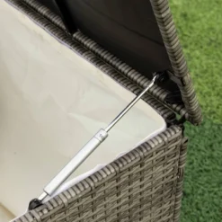 4pc Wicker Patio Sectional Seating Set With Cushions - Gray/Beige - GODEER 32 4pc Wicker Patio Sectional Seating Set With Cushions - Gray/Beige - GODEER -Garden & Outdoors GUEST 19ab6cba 819b 441e afcd ebc756e116da