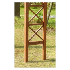 7' Canadian Hemlock Weatherproof Arbor - Natural - Merry Products -Garden & Outdoors GUEST 19e0d461 57c2 43e6 8571 a9cd4745e344