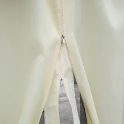 Outsunny 10' X 13' Soft Top Outdoor Patio Gazebo With Polyester Curtains & Air Netting Venting Screens & Aluminum Frame, Cream White -Garden & Outdoors GUEST 1b6a56b7 c6b2 4f0b afc5 2f446c87da5b