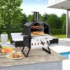 Costway 2-Layer Pizza Oven Wood Fired Pizza Grill Outside Pizza Maker With Waterproof Cover -Garden & Outdoors GUEST 1c8589b4 9eee 4fdd b58b 6cd6c46356cb