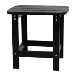 Merrick Lane Poly Resin Indoor/Outdoor All-Weather Adirondack Side Table -Garden & Outdoors GUEST 1d9777b0 8ae8 4c9d 97e4 60228891db63