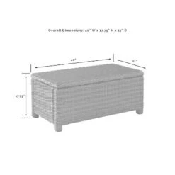 Bradenton 4pc Outdoor Wicker Conversation Set - Crosley -Garden & Outdoors GUEST 1d9fb72c e07c 43f8 8e03 fff282903fb2