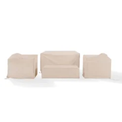 Crosley CO7500-TA Outdoor Chair Furniture Cover, Tan -Garden & Outdoors GUEST 1da5c108 24f1 4682 b3d2 0b61fe63821d