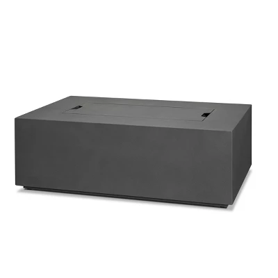 Aegean Small Rectangle Fire Table With NG Conversion Weather Slate - Real Flame 7 Aegean Small Rectangle Fire Table With NG Conversion Weather Slate - Real Flame - Image 5