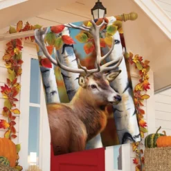 Forest Deer Fall House Flag Autumn Leaves 28" X 40" Briarwood Lane -Garden & Outdoors GUEST 1fe3ddec 6366 4a9f a629 41e86c3bf785
