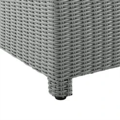 Bradenton 5pc Wicker Sofa Set With Fire Table - Gray - Crosley -Garden & Outdoors GUEST 22f4dae0 68c4 4ae1 9707 252cddb473de 2