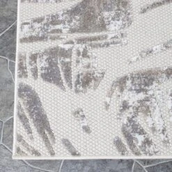 Tropical Leaves Coastal Indoor Outdoor Runner Or Area Rug By Blue Nile Mills -Garden & Outdoors GUEST 238da557 f5df 45c0 9c4e 96b87d4b1ee8