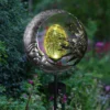 38" Metal Solar Sun And Moon Garden Stake - Exhart -Garden & Outdoors GUEST 24867a85 9b88 40a2 a41a 38731b9212ca