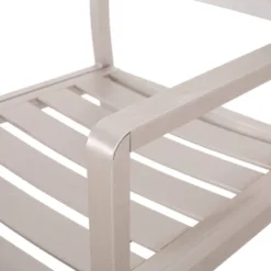 Cape Coral 5pc Aluminum & Tempered Glass Dining Set - Silver - Christopher Knight Home -Garden & Outdoors GUEST 25d2c4a8 0aa3 4a69 98e9 bf4ae812d0d1