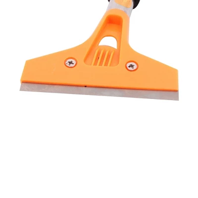 Unique Bargains Metal Blade Plastic Handle Scraper Tool Black Orange 4" 1 Pc 4 Unique Bargains Metal Blade Plastic Handle Scraper Tool Black Orange 4" 1 Pc - Image 2
