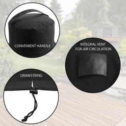 Pure Grill 22-Inch Ceramic Grill Cover For All Large Kamado Charcoal BBQ Grill Brands, Universal Fit Cover - 31" Dia X 40" H -Garden & Outdoors GUEST 295d33e8 72b0 4750 9cd7 00f18ec17213