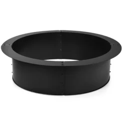 Costway 36 Inch Round Steel Fire Pit Ring Liner DIY Wood Burning Insert -Garden & Outdoors GUEST 3005e0c7 ccae 4b7d a560 4b5ada491fb8