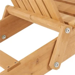 Yaheetech Folding Adirondack Chair Solid Wood Garden Chair Weather Resistant, Brown -Garden & Outdoors GUEST 30b3cb62 aaf8 46fe 8971 76d9bc5bd94f