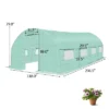 10'X6.5'X20' Walk-in Greenhouse Backyard Grow Tents Steel Frame 8 Windows -Garden & Outdoors GUEST 30d64fd9 23ab 4c3a a1e2 706e5ee4257b