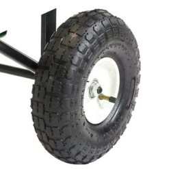 Sunnydaze Decor Sunnydaze Outdoor Lawn And Garden Heavy-Duty Steel Utility Cart With Removable Sides And Weather-Resistant Polyester Liner -Garden & Outdoors GUEST 33762b1c 6af3 47a0 9b90 ac6f95dc04c7