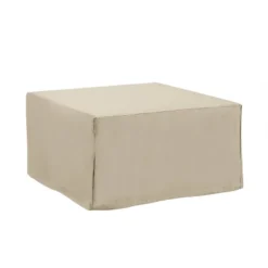 Outdoor Square Table & Ottoman Furniture Cover - Tan - Crosley -Garden & Outdoors GUEST 339e95fb 4d82 4095 b94a 04ce050dadcc