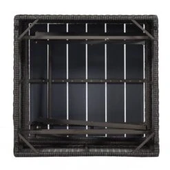 4pc Outdoor Wicker Rectangle Daybed With Canopy & Cushions - Beige - GODEER -Garden & Outdoors GUEST 34f86c28 6c3a 4fb3 8a82 f6ffa6b1eebb